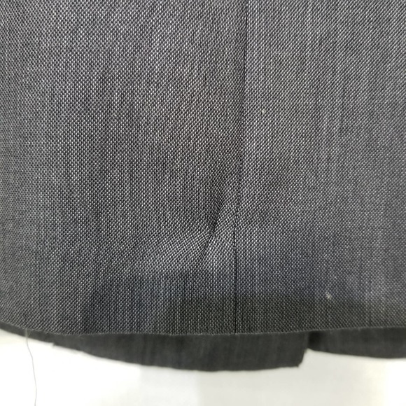 Kasper Charcoal Gray Blazer Jacket  Fitted Size 8 Shorter Length - Picture 8 of 10